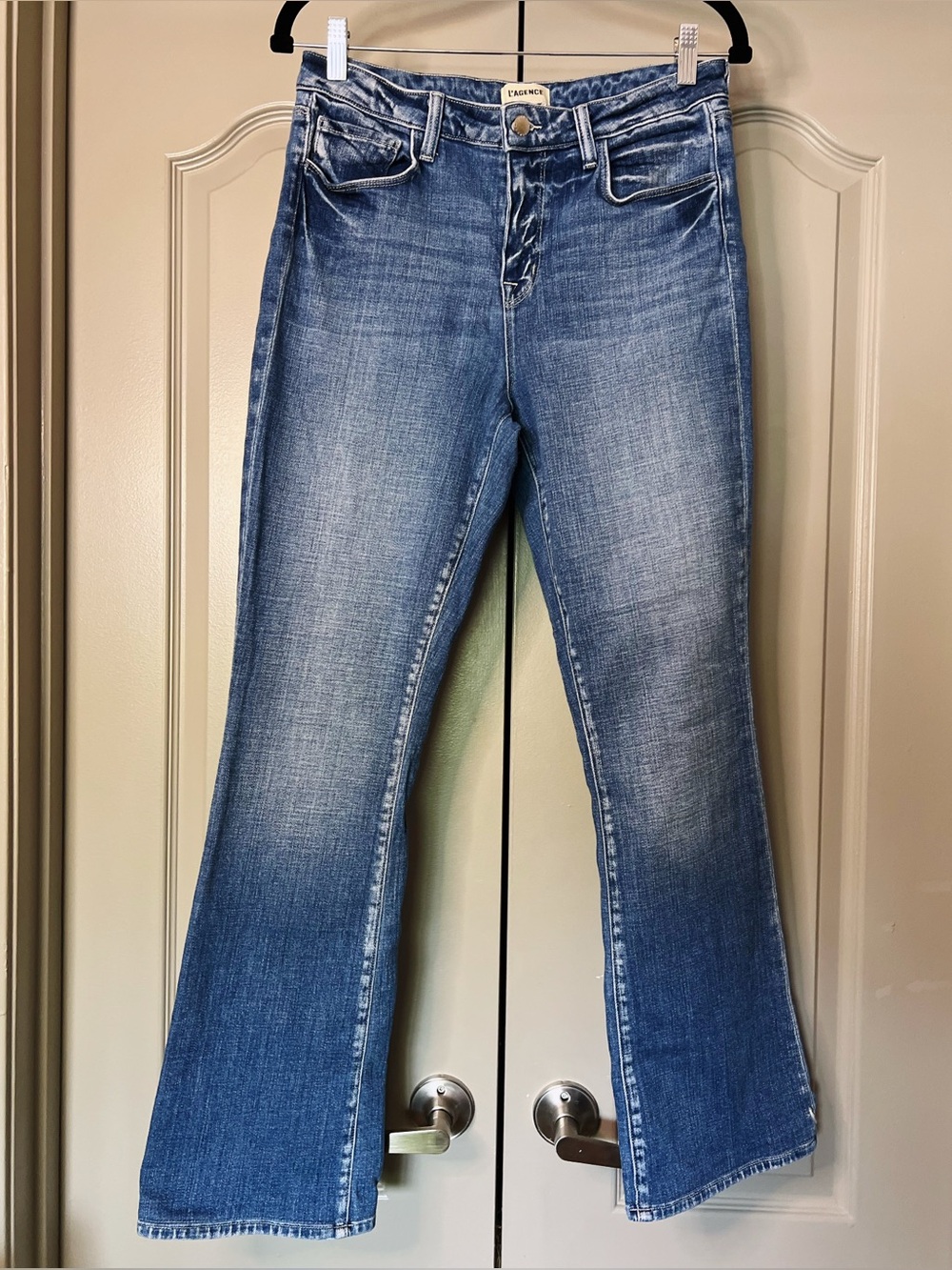 L’AGENCE High Rise Bootcut Jeans Medium Wash Size 29